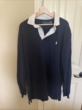 Ralph Lauren Navy Long-Sleeve Polo